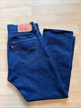 Levi's 501 Button Fly Blue Jeans